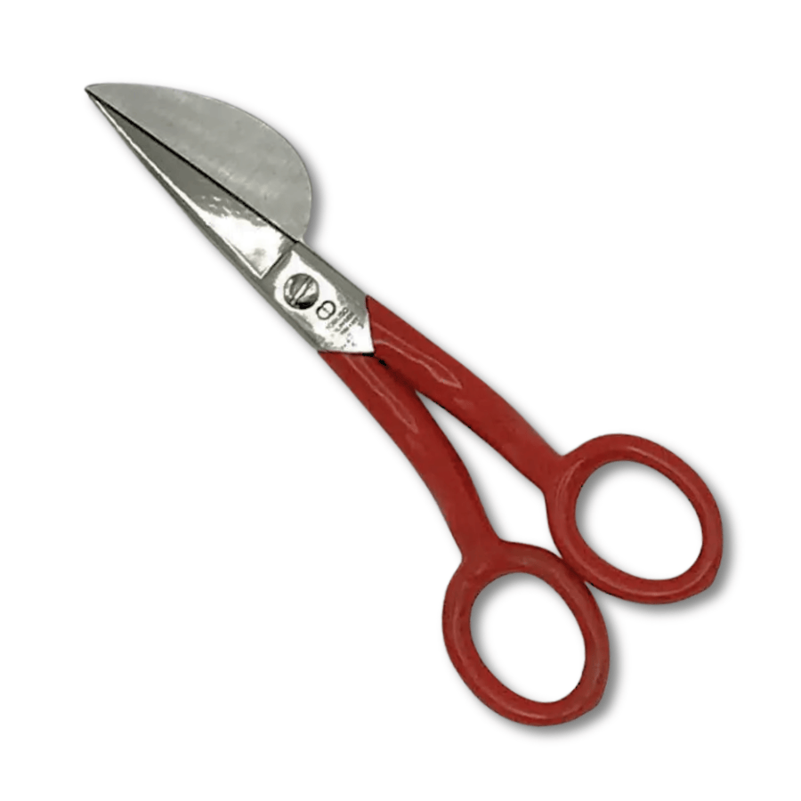 Florschere gekröpft mit PVC-beschichteten Griffen von Robuso (13.5 cm)