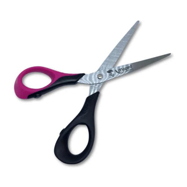 Kinderschere Sensoft 3D für Linkshänder von Maped (16 cm) in pink-schwarz – Bild 2