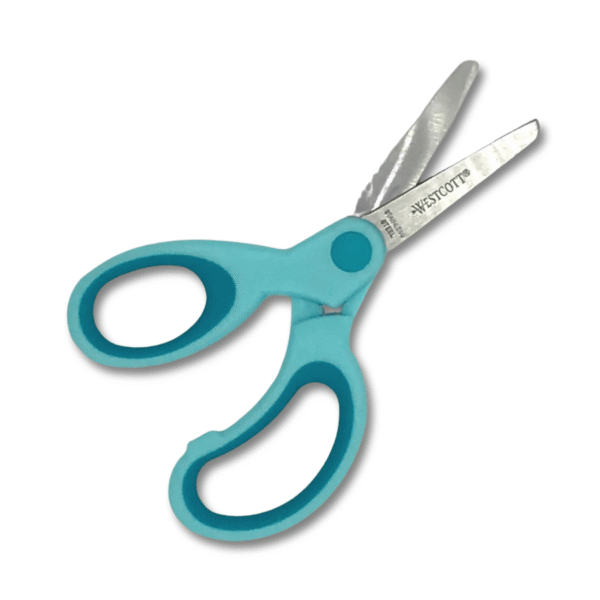 Kinderschere Softgrip Lefty für Linkshänder von Westcott (13 cm) in türkis – Bild 2