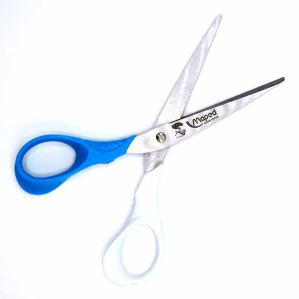 Bastelschere Shape für Linkshänder von Maped (16 cm) in weiss-blau - Image 2