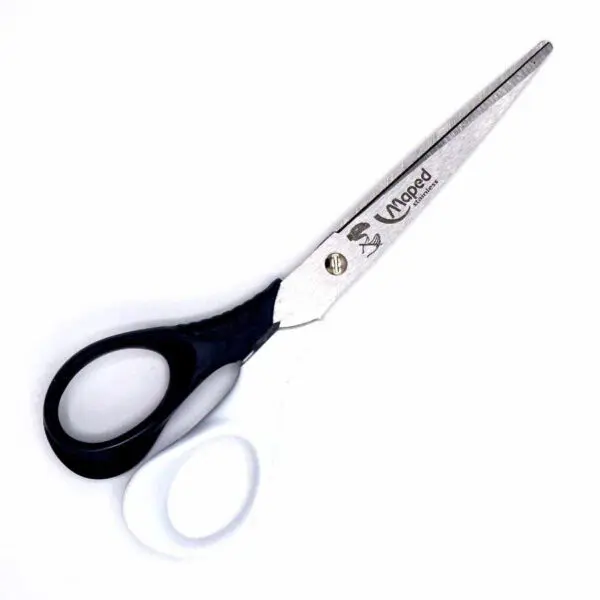 Bastelschere Shape für Linkshänder von Maped (16 cm) in weiss-dunkelgrau