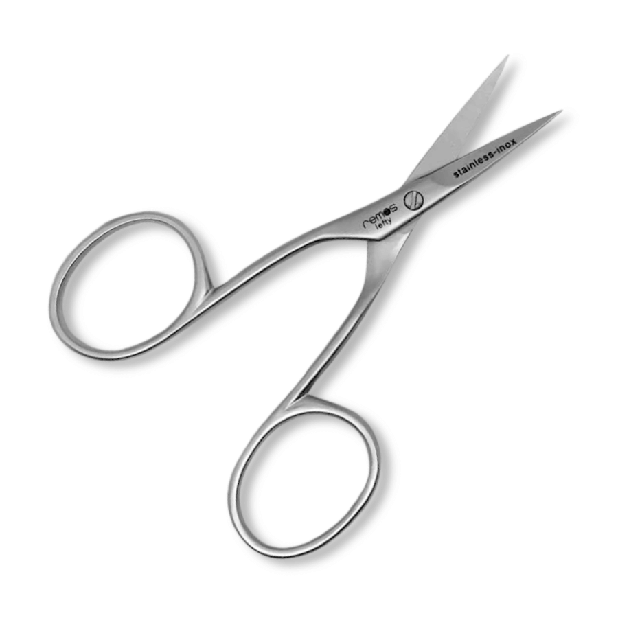 Nagel- und Hautschere mit gebogenen Klingen für Linkshänder von Remos (8.7 cm) – Bild 2