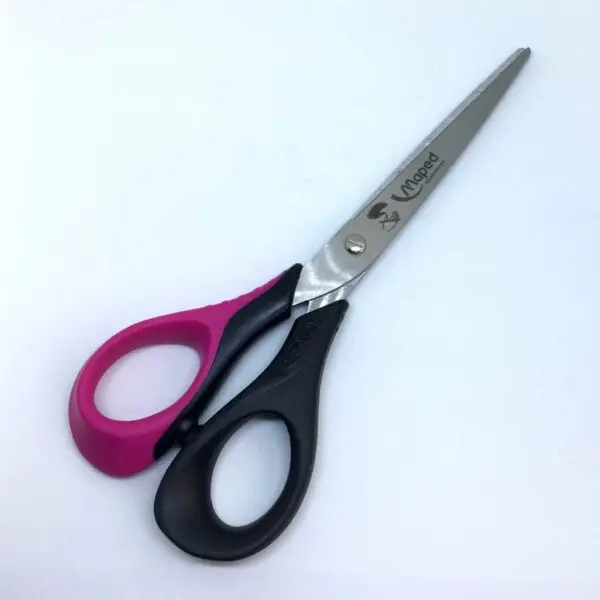 Kinderschere Sensoft 3D für Linkshänder von Maped (16 cm) in pink-schwarz