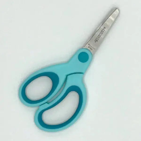 Kinderschere Softgrip Lefty für Linkshänder von Westcott (13 cm) in türkis