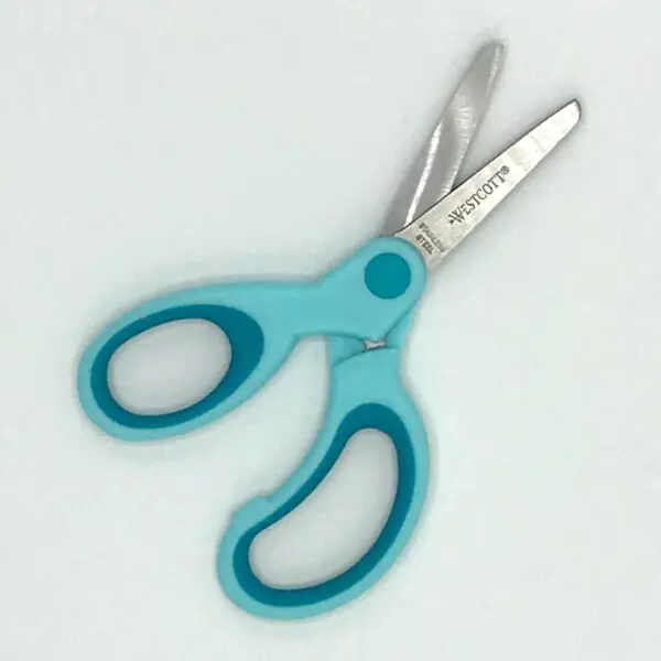 Kinderschere Softgrip Lefty für Linkshänder von Westcott (13 cm) in türkis - Image 2