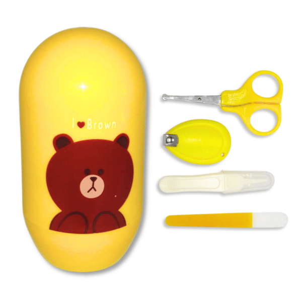 Nagelpflegeset für Babys in gelb