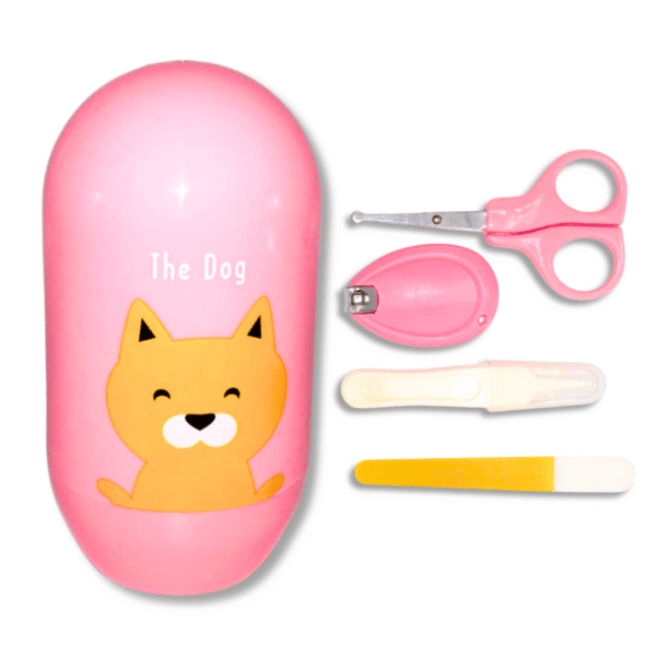 Nagelpflegeset für Babys in pink
