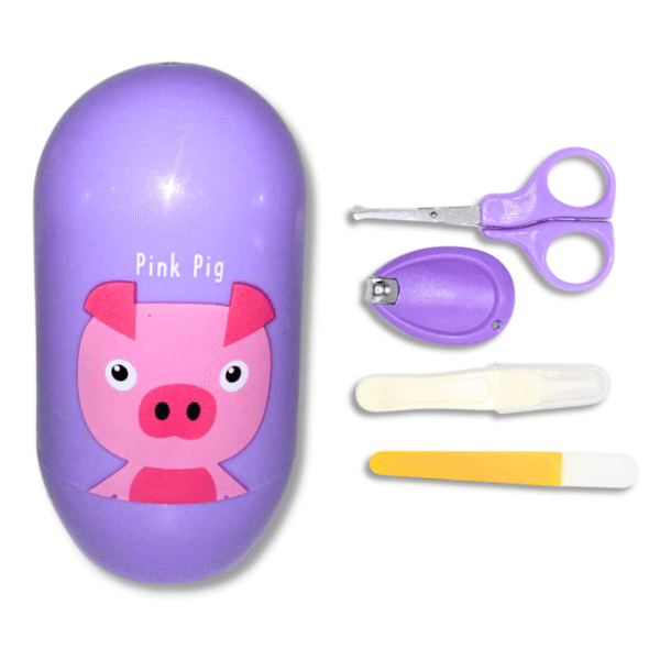 Nagelpflegeset für Babys in violett
