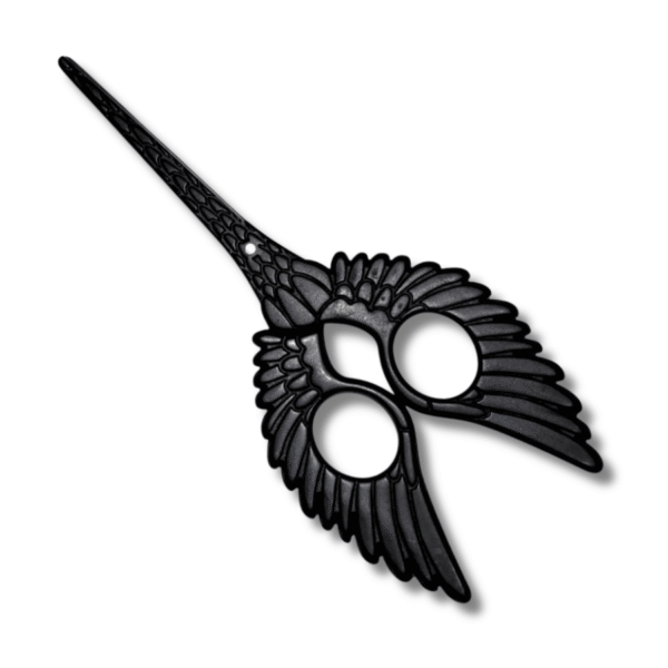 Schere in Form eines Vogels (17.3 cm) in schwarz
