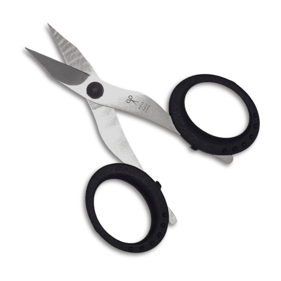 Haut- und Nagelschere Premium mit gebogenen Klingen von Paul (9.2 cm) in schwarz – Bild 2