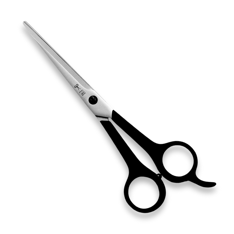 Hundeschere Klassik mit Haken von Paul (17 cm) in schwarz
