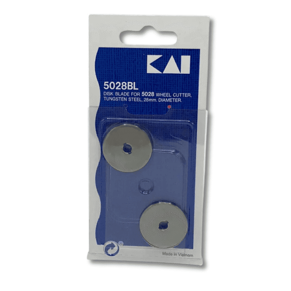 Rollschneider-Ersatzklinge von KAI (gerade / 28 mm / 2 Stück)