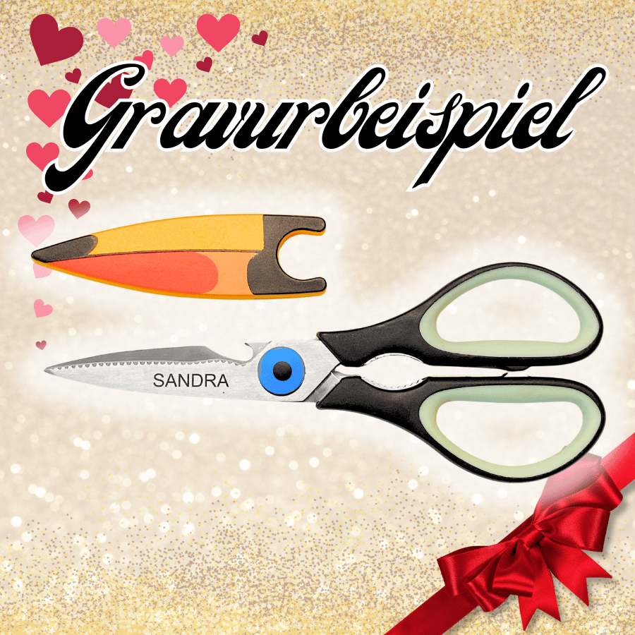 Küchenschere Tukan von Kikkerland (20.8 cm) – Bild 5