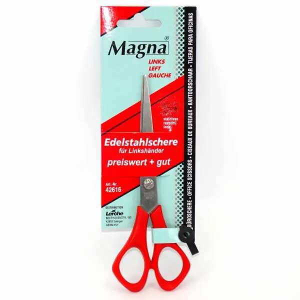 Edelstahlschere Magna für Linkshänder von Lerche (16 cm) - Image 3