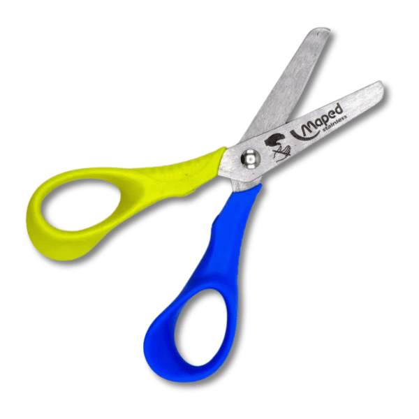 Kinderschere reflex 3D vivo von Maped für Linkshänder (11.5 cm) in blau-gelb – Bild 2