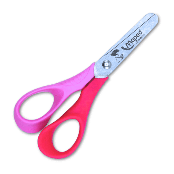 Kinderschere reflex 3D vivo von Maped für Linkshänder (11.5 cm) in rosa-pink