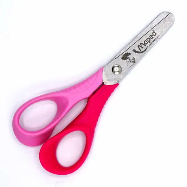 Kinderschere reflex 3D vivo von Maped für Linkshänder (11.5 cm) in rosa-pink