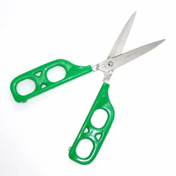 Therapieschere mit Doppelgriff für Linkshänder von PETA (18.5 cm) in grün - Image 2