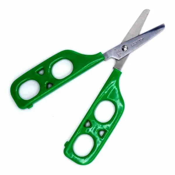 Therapieschere mit Doppelgriff für Linkshänder von PETA (16 cm) in grün - Image 2