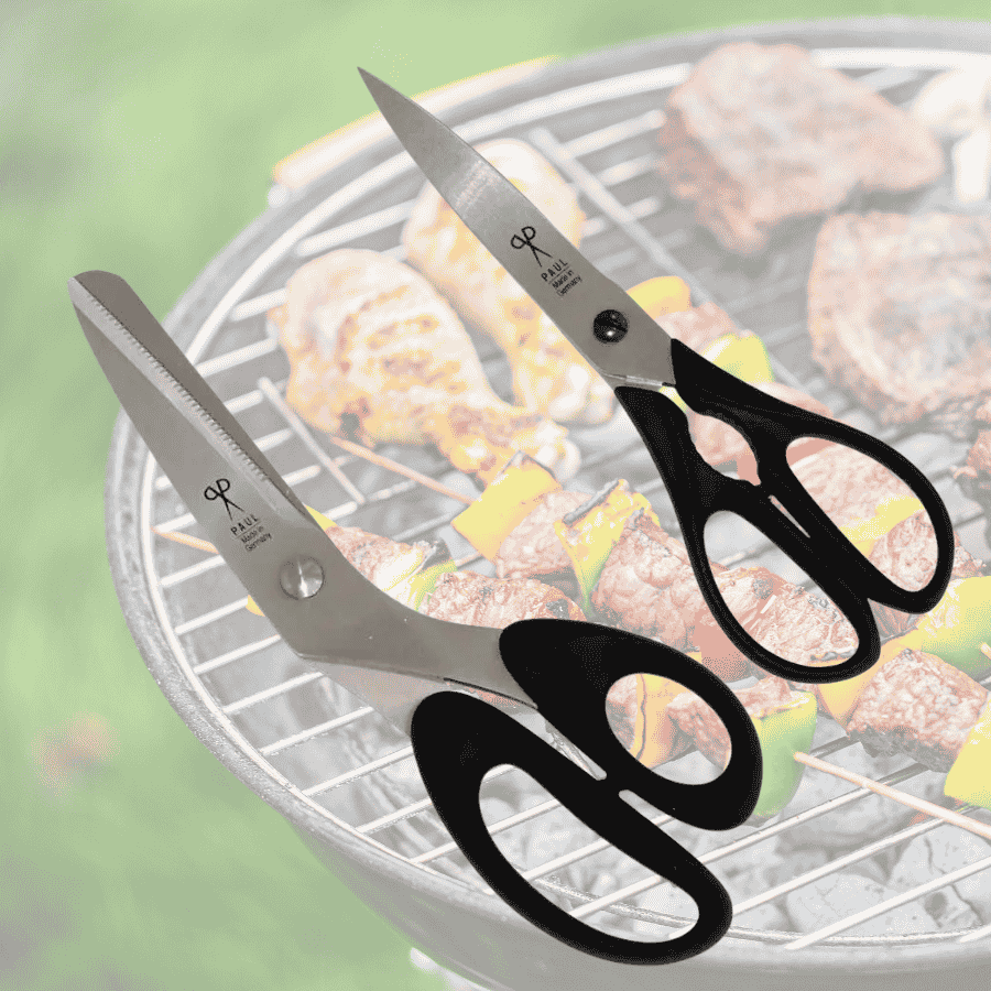 BBQ-Scherenset mit Fischschere (26.8cm) und Küchenschere (23.2 cm) von Paul