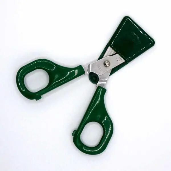 Selbstöffnende Kinderschere für Linkshänder von PETA (12.5 cm) in grün - Image 2