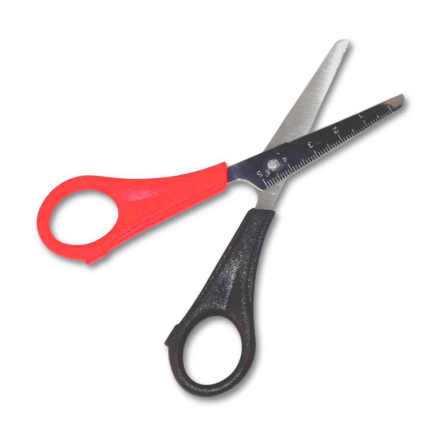 Kinderschere für Linkshänder von Rheita (13.5 cm) in rot-schwarz – Bild 2