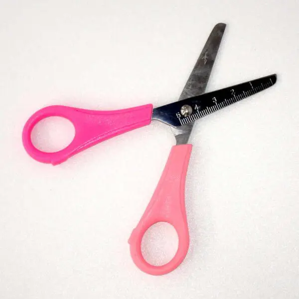 Kinderschere für Linkshänder von Folia (13 cm) in rosa - Image 2