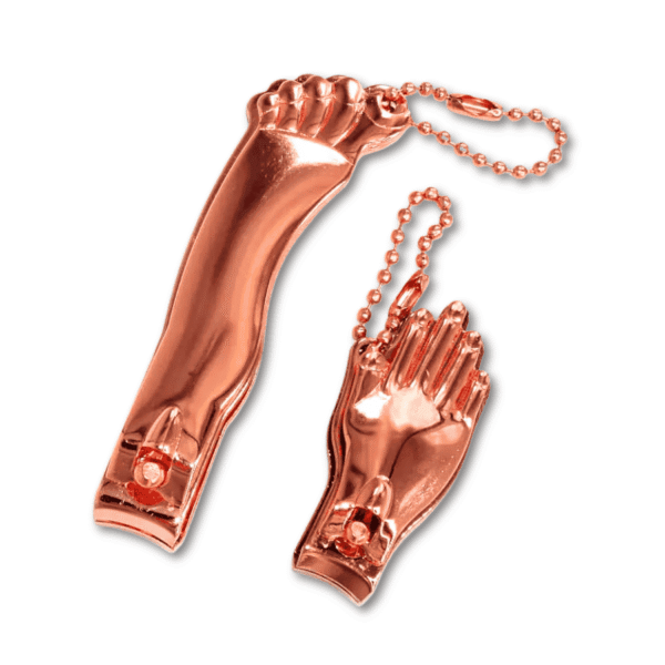 Nagelknipser-Set von Kikkerland (5 cm und 8.2 cm) in kupfer
