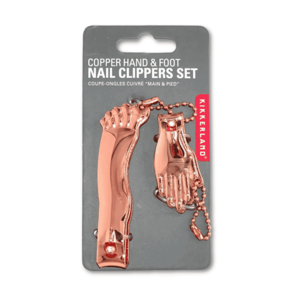 Nagelknipser-Set von Kikkerland (5 cm und 8.2 cm) in kupfer – Bild 2