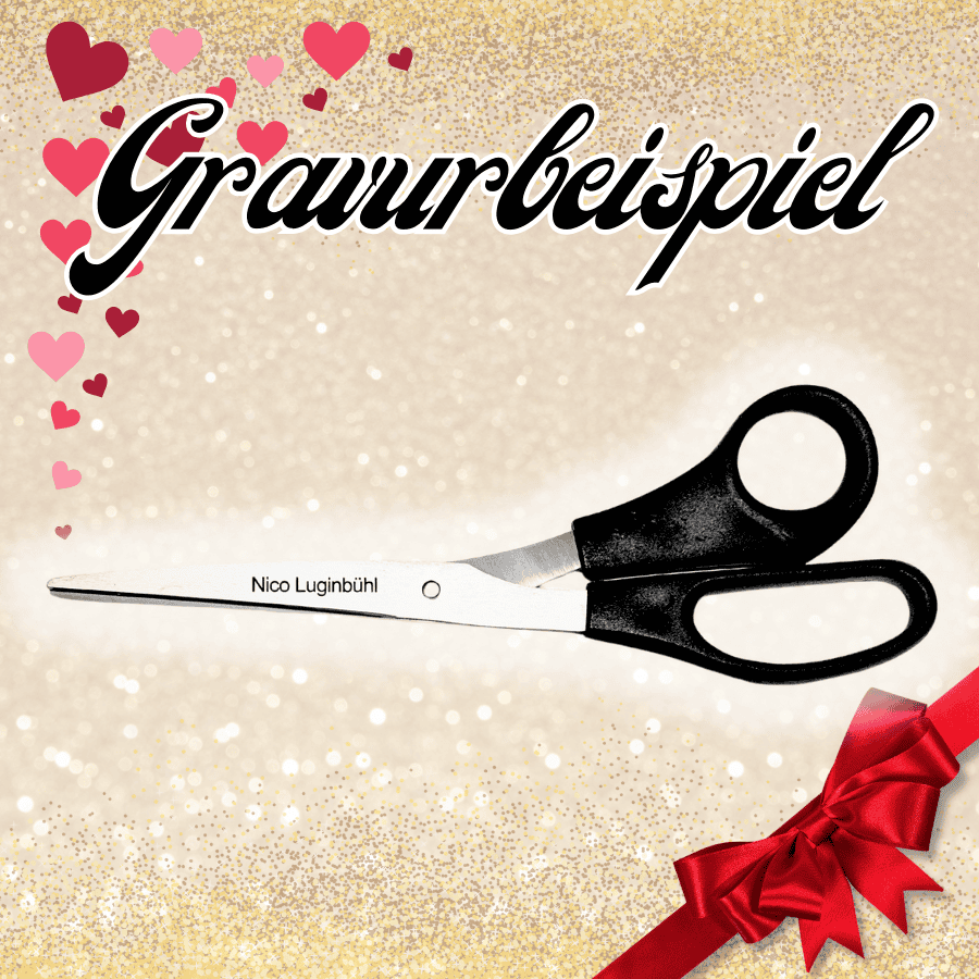 Büroschere mit Kunststoffgriffen für Linkshänder von Westcott (21 cm) in schwarz – Bild 3