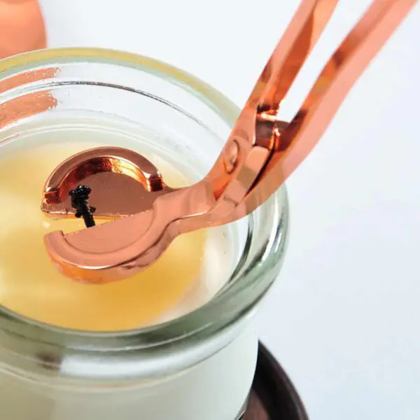 Dochtschere in rosegold – Bild 2