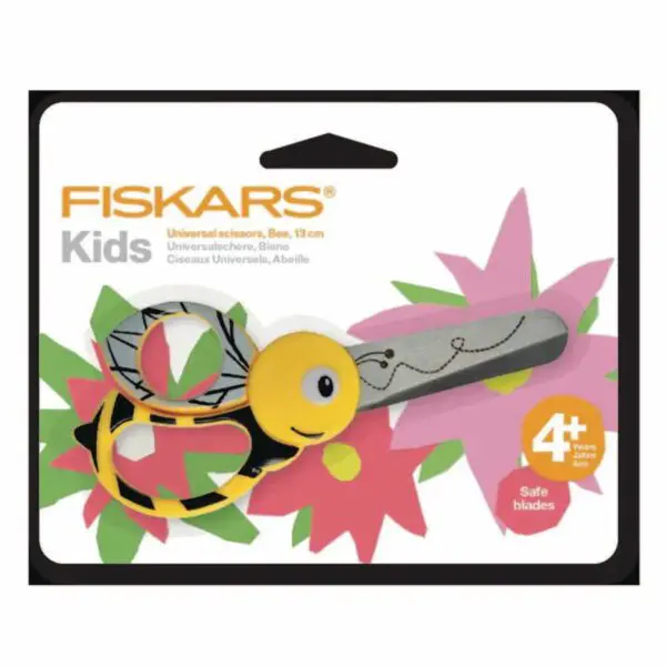 Tierschere Biene für Kinder von Fiskars (13 cm)