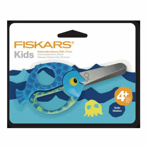 Tierschere Fisch für Kinder von Fiskars (13 cm)