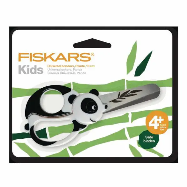 Tierschere Panda für Kinder von Fiskars (13 cm)