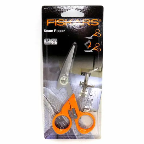 Schere mit Nahtauftrenner von Fiskars (15 cm) – Bild 2