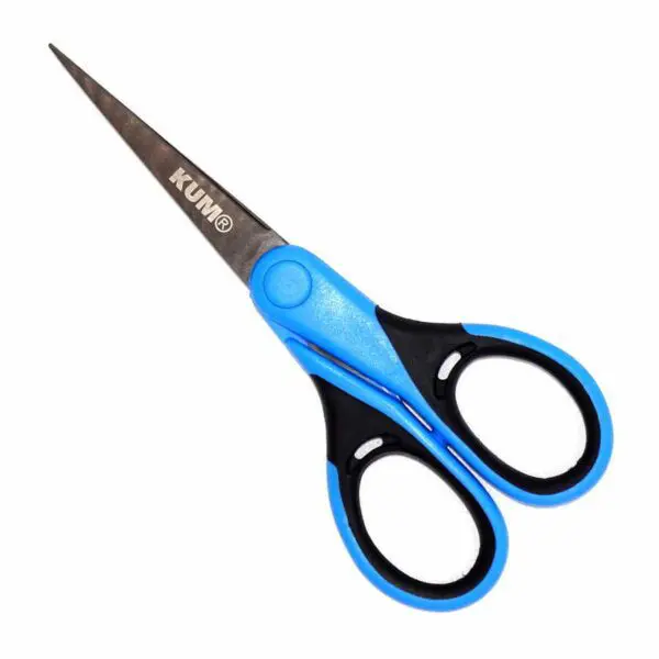 Bastelschere Black Titan von KUM (13 cm) in blau-schwarz