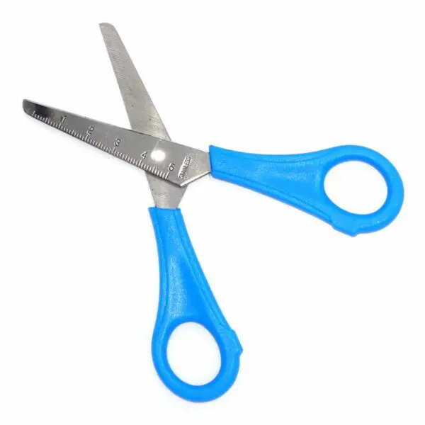 Kinderschere POP CUT Righty von KUM (13 cm) in blau - Image 3