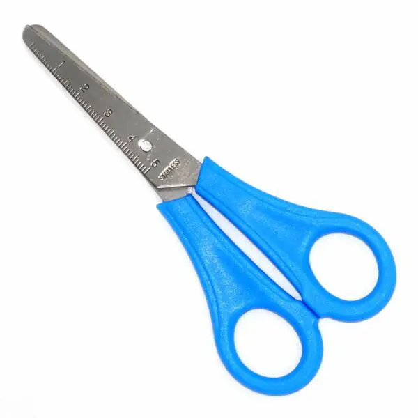 Kinderschere POP CUT Righty von KUM (13 cm) in blau