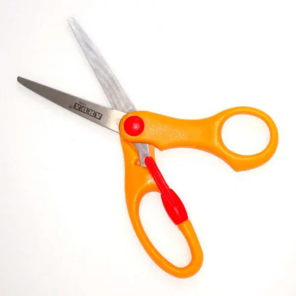 Kinderschere Easy von ARDA (13 cm) in orange-rot - Kleiner Künstler - Image 2