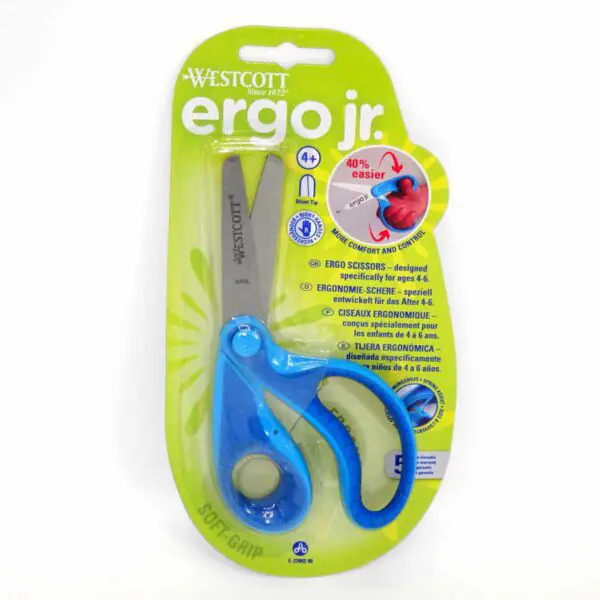 Kinderschere ergo jr. von Westcott (13 cm) in blau - Image 2