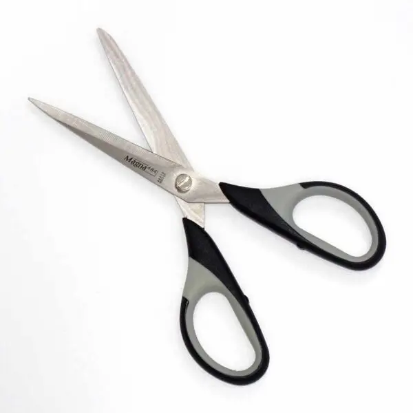 Büroschere Magna 484 Soft-Grip von Lerche (16.5 cm) in grau-schwarz - Image 3