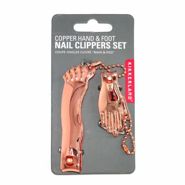 Nagelknipser-Set von Kikkerland (5 cm und 8.2 cm) in kupfer - Image 4