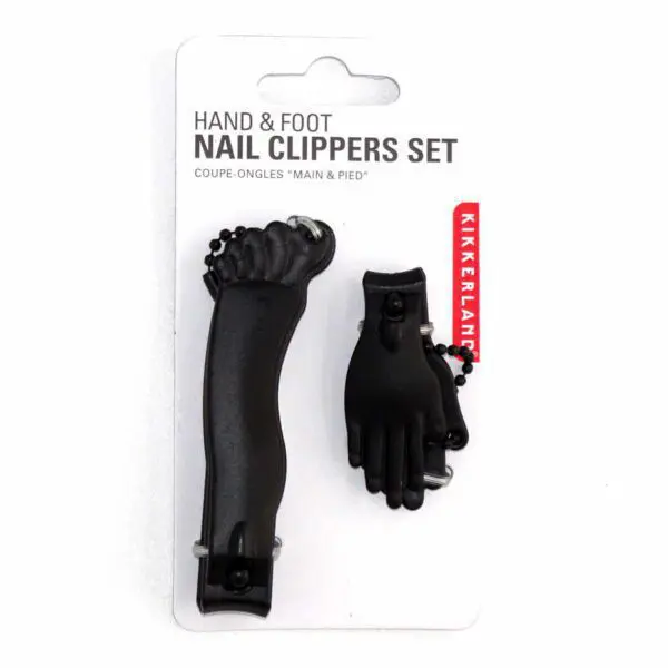 Nagelknipser-Set von Kikkerland (5 cm und 8.2 cm) in schwarz - Image 4
