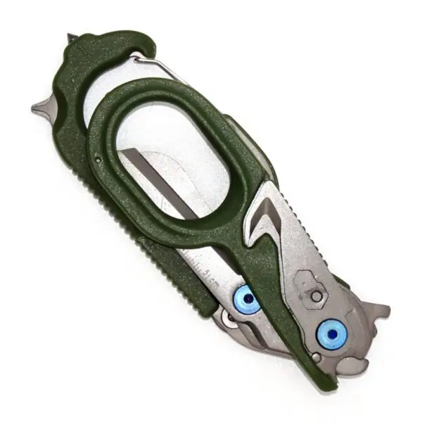 Notfallschere von Scherenshop.ch (21.5 cm) in olivgrün - Image 2