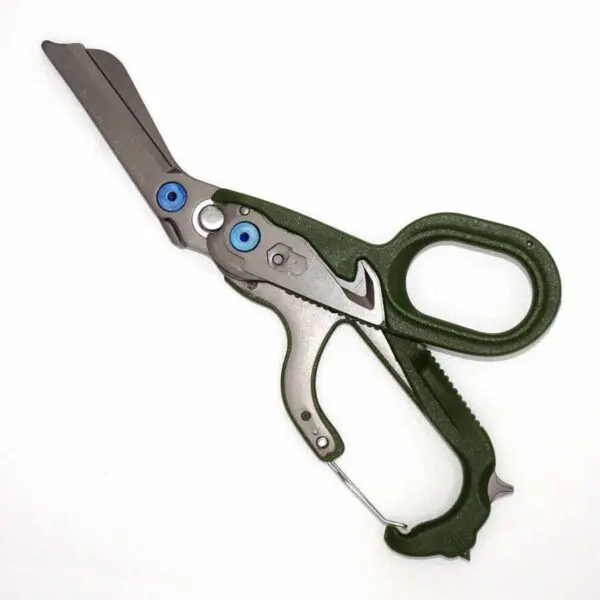 Notfallschere von Scherenshop.ch (21.5 cm) in olivgrün