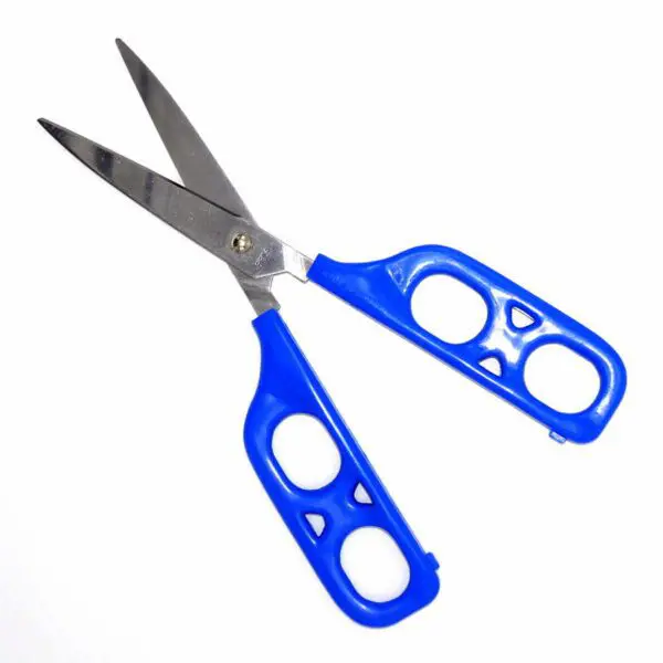 Therapieschere mit Doppelgriff von PETA (18.5 cm) in blau - Image 2