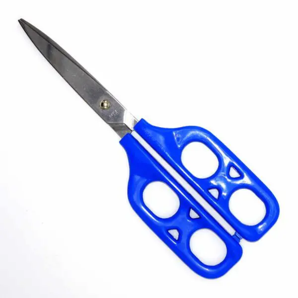 Therapieschere mit Doppelgriff von PETA (18.5 cm) in blau