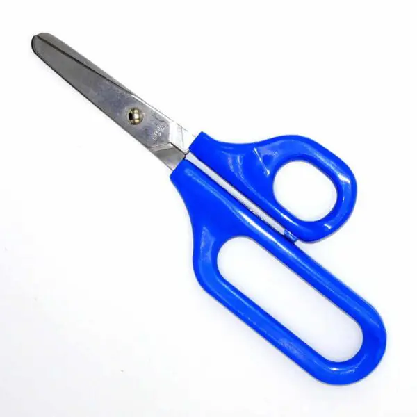 Therapieschere mit langer Schlaufe von PETA (16 cm) in blau