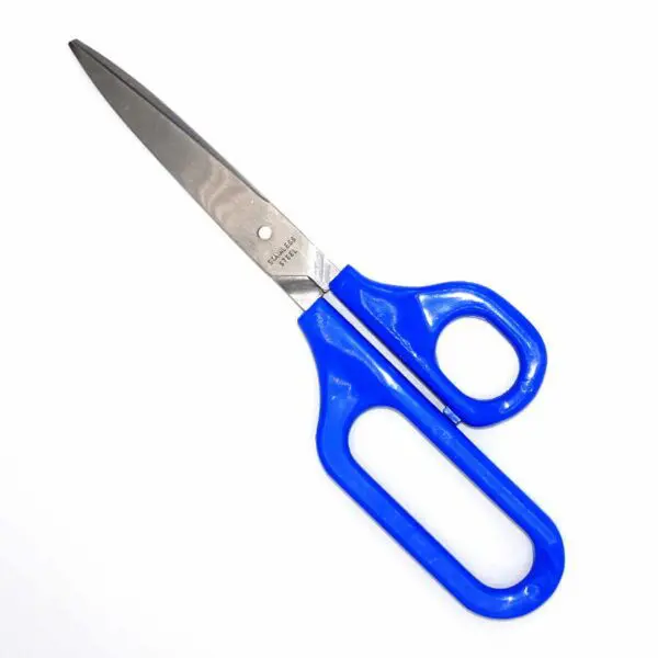 Therapieschere mit langer Schlaufe von PETA (19 cm) in blau