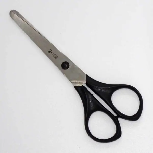 Bastelschere Komfort abgerundet von Paul (16.1 cm) in schwarz